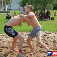 Во второй раз в областном центре Приамурья состоялись соревнования по пляжной борьбе