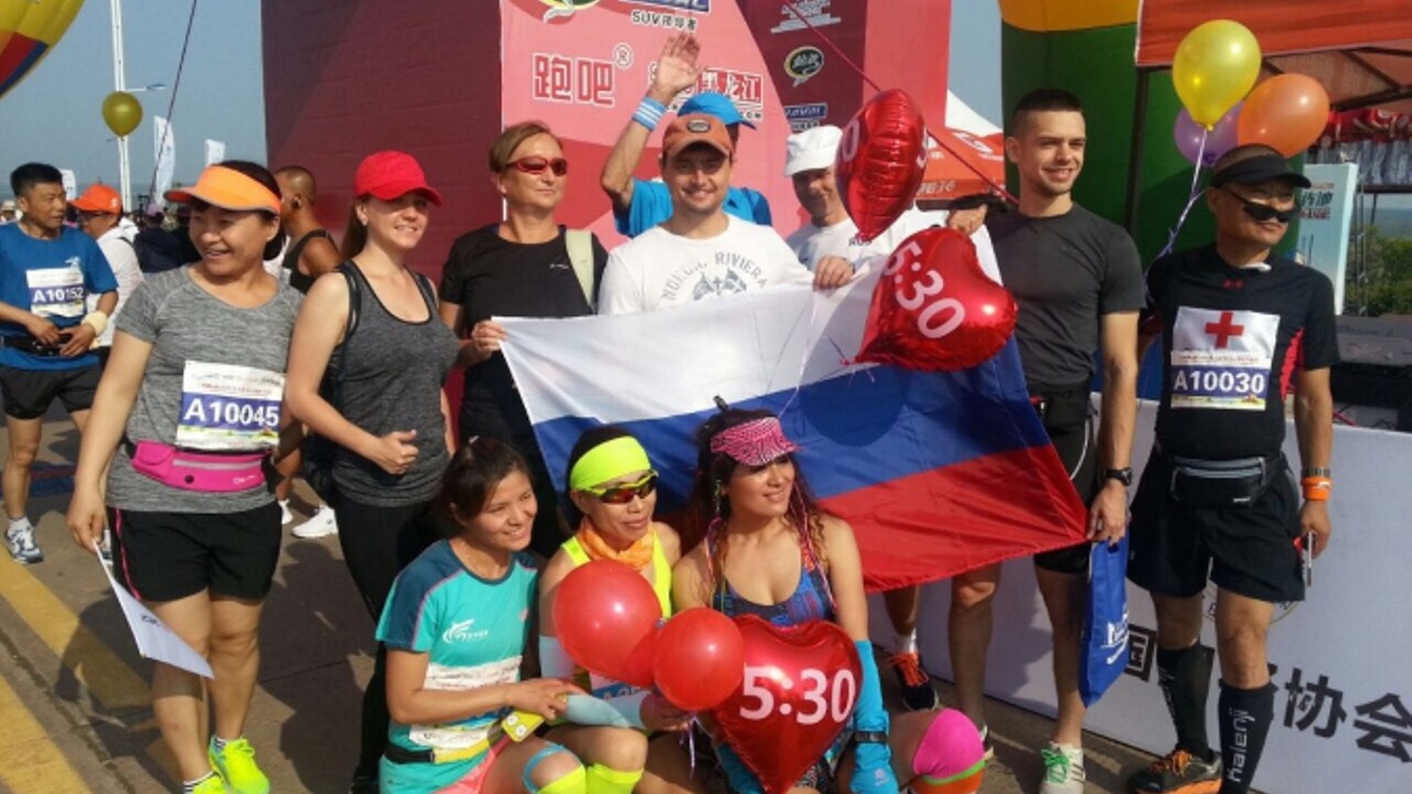 Сборная команда Благовещенска поучаствовала в первом международном марафонском забеге