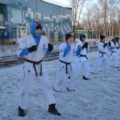 Амурские киокушиновцы прошли зимнюю школу на новогодних каникулах. Фоторепортаж 