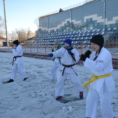 Амурские киокушиновцы прошли зимнюю школу на новогодних каникулах. Фоторепортаж 