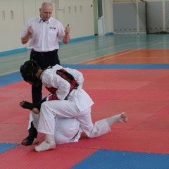 Областные соревнования по всестилевому карате проходили в с/к АмГУ. Фоторепортаж
